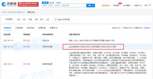 小米關聯公司注冊資本增至14.88億元，深化應用軟件服務布局